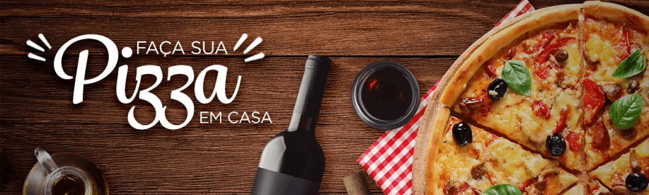 Faça sua pizza em casa