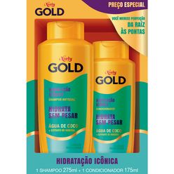 Kit NIELY GOLD Hidratação Icônica Shampoo 275ml + Condicionador 175ml Preço Especial